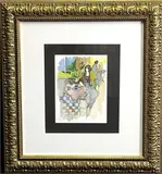 Lunch Break by Itzchak Tarkay, serigraph, sold Aug 2026
