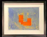 Untitled by Illegibal Signature Lithograph, lithograph, offered Aug 2026