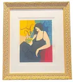 Untitled by Itzchak Tarkay, watercolor, sold Aug 2026