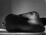 Male Nude, Back Study, New York by Horst P. Horst, 1952, Späterer Silbergelatineabzug. Agfa-Papier, sold Nov 2014