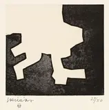Elkar II by Eduardo Chillida, 1969, Aquatinta auf Velin, sold Nov 2013