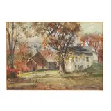 The Farm by Paul Strisik, Watercolor on paper, sold Dec 2025