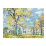 Farmhouse in Snakebite by Francis Speight, Oil on canvas, sold Dec 2025