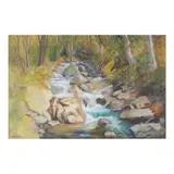 Cabin Creek by Florence Thomas, Oil on canvas, sold Dec 2025