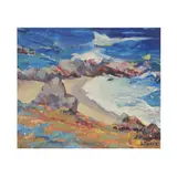 Carmel Coast by Lucy Valentine Pierce, Oil on canvas, sold Dec 2025