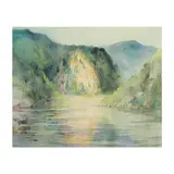 Mountain Landscape with River by Alice Ravenel Huger Smith, Watercolor on Whatman's watercolor board, sold Dec 2025