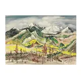 Autumn in the Rockies by Adolf Dehn, Watercolor on paper, sold Dec 2025