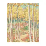 Aspen Ranch Road by Wilfred Henry Stedman, Oil on masonite, sold Dec 2025