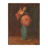 Still Life with Flowers by Earl Kerkam, Oil on board, sold Dec 2025