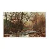 Autumn Brook by Hugh Bolton Jones, Oil on canvas, sold Dec 2025