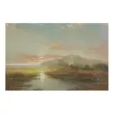 Majestic Landscape at Dawn by George Douglas Brewerton, Pastel on paper, sold Dec 2025