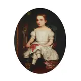 Portrait of Mary Tabb Crump by William James Hubard, Oil on canvas (lined), sold Dec 2025