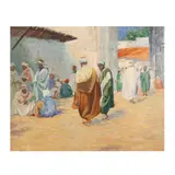 The Medina by Caleb Arnold Slade, Oil on canvas, sold Dec 2025