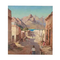 Guaymas, Mexico by Carl Hoerman, Oil on canvas (lined), sold Dec 2025