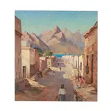 Guaymas, Mexico by Carl Hoerman, Oil on canvas (lined), sold Dec 2025