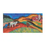 Paysage au Cheval Blanc by Pierre Ambrogiani, Oil on canvas, sold Dec 2025