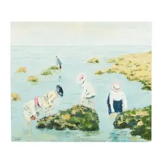 Mussel Pickers by William Foreman, Oil on canvas, sold Dec 2025