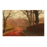 Stapleton Park, Near Pontrefact by John Atkinson Grimshaw, Oil on board, sold Dec 2025
