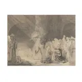 The Presentation in the Temple by Rembrandt Harmensz van Rijn, Etching on paper, sold Dec 2025