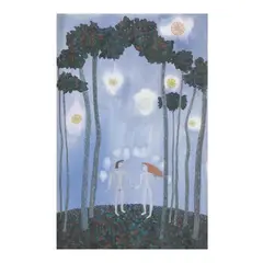 Marriage of Adam and Eve by Mark Casey Milestone, Watercolor and gouache on paper, sold Nov 2025