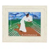 Ladi N Cotn by Black Joe Jackson, Polychrome paint on board, sold Nov 2025