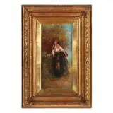Woman with Grapes by John Andrew McColvin, Oil on canvas, sold Nov 2025