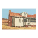 Farmhouse in Afternoon Light by Bernie Horton, Watercolor and gouache on paper, sold Nov 2025