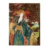 Woman with Forest by Stephen White, Oil on panel, sold Nov 2025