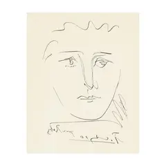 Pour Roby by Pablo Picasso, Etching, sold Nov 2025