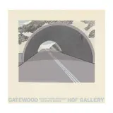 Vintage HOF Gallery Exhibition Poster by Maud Gatewood, Serigraph in colors, sold Nov 2025