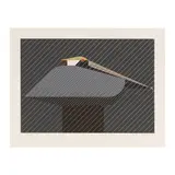 Pelican in a Downpour by Charley Harper, Serigraph in colors, sold Nov 2025