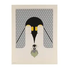 Brrrrrthday by Charley Harper, Screenprint in colors, sold Nov 2025
