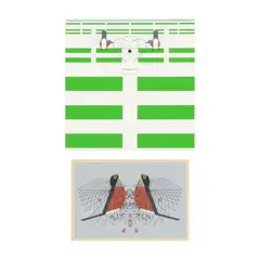 Bluebirds in the Bluegrass / Round Robin by Charley Harper, Each a serigraph in colors, sold Nov 2025