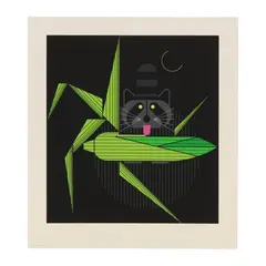 Cornprone by Charley Harper, Serigraph in colors on paper, sold Nov 2025