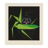 Cornprone by Charley Harper, Serigraph in colors on paper, sold Nov 2025