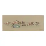 A Steeplechase by Eugène Péchaubès, Mixed media with watercolor and whitening on colored paper, sold Nov 2025