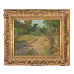 New England in Early Autumn by Leo B. Blake, Oil on canvas, sold Oct 2025