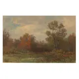 Autumn Landscape by Peter Roos, Pastel on paper, sold Oct 2025