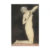 Dawn by Arthur Bowen Davies, Color soft-ground etching and aquatint on paper, sold Oct 2025