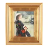 Woman by Betsy Havens, Oil on canvas, sold Oct 2025