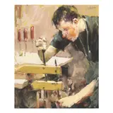 The Craftsman by Jody dePew McLeane, Pastel on board, sold Oct 2025