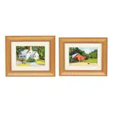 Two Original Paintings by Linda Cheek, The first an oil on board, sold Oct 2025
