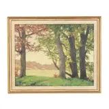 Landscape by Robert Pearson Lawrence, Oil on canvas, sold Oct 2025