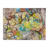 Alluvium by Lauren Jones Worth, Acrylic and mixed media collage on canvas, sold Oct 2025