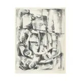 Wooded Place #2 by Maud Gatewood, Lithograph in colors, sold Oct 2025