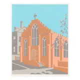 St. Thomas by Claude Howell, Serigraph in colors, sold Oct 2025