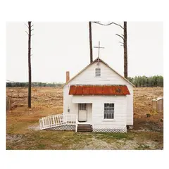 Clear Cut Church, North Carolina by Burk Uzzle, Archival pigment print, sold Oct 2025