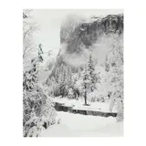 El Capitan, Winter by Ansel Adams, Gelatin silver print, sold Oct 2025