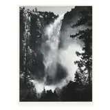 Bridalveil Falls by Ansel Adams, Gelatin silver print, sold Oct 2025