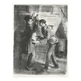 Hold Up by George Bellows, Lithograph, sold Oct 2025
